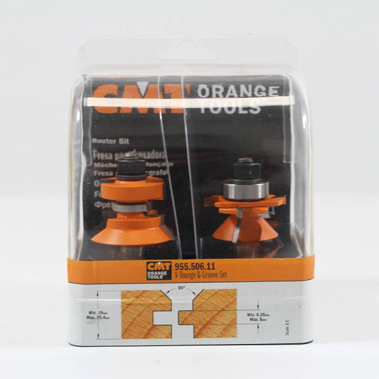 Zestaw frezów do łączenia na pióro i wpust typu V Zestaw frezów do łączenia na pióro i wpust typu V