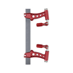 Ścisk stolarski / spawalniczy Maxipress odwrócony R60 max. siła nacisku 1000 kg , ramię 16 cm, szyna 40x10 mm - PIHER P61506