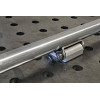 Pryzma do rur z prętem mocującym 22 mm gwint M8M6, stal ocynkowana, do stołu spawalniczego - PIHER P19112 Pryzma do rur z prętem mocującym 22 mm gwint M8M6, stal ocynkowana, do stołu spawalniczego - PIHER P19112