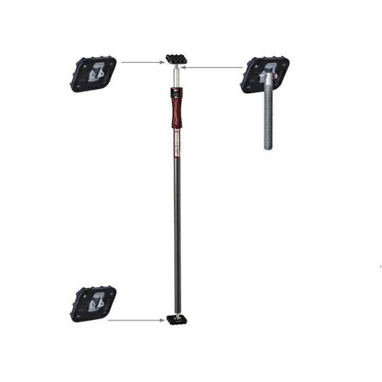 P34504 Stopa wymienna gumowa z gwintem górna pasuje do P0, P1, P2, P3, P4 - PIHER