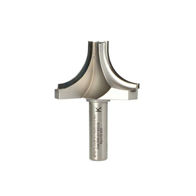 FDQ.76.038.16.0SR FDQ Frez DIA D-76,2 I-38,1 R-28,6 S-16 H-4 Z-3 RH - ITA TOOLS