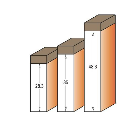 Frez prosty na płytki wymienne Frez prosty na płytki wymienne