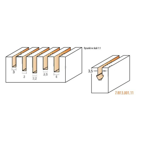 Frez spiralny wykańczający- pozytyw Frez spiralny wykańczający- pozytyw