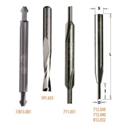 Frez prosty HM seria krótka