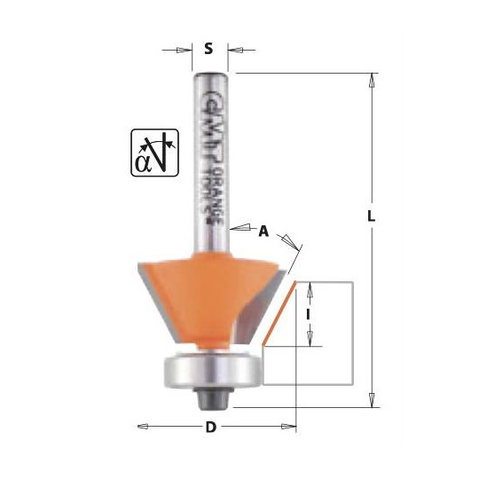 Frez do ukosowania z łożyskiem Frez do ukosowania z łożyskiem