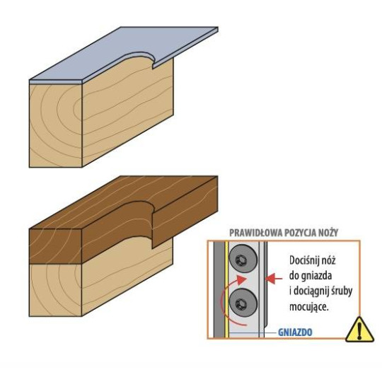 657.191.11B Frez HM D-19I-30L-90 S-8 Z-2 łoż. góra+dół CMT