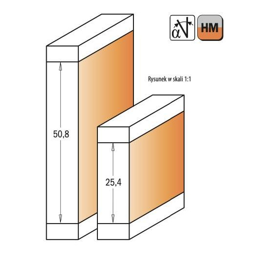 Frez prosty z podwójnym łożyskiem Frez prosty z podwójnym łożyskiem