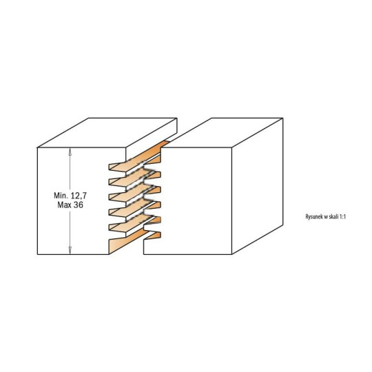 Frez do połączeń klinowych Frez do połączeń klinowych