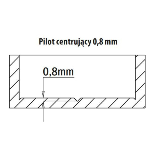 369.260.42 Wiertło puszkowe XTREME D-26 L-70 S-10X26 Z2+2 z łamaczem wióra LH CMT