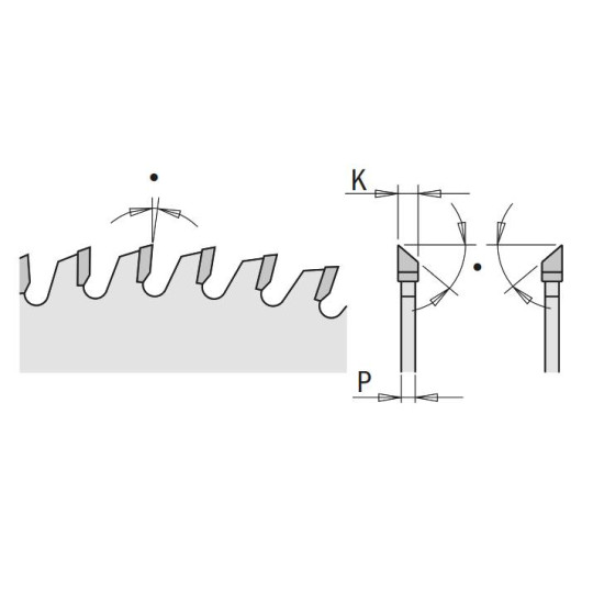 283.680.10M Piła tarcza HM D-250 Z-80 F-30 K/P-3,2/2,2 mm CMT