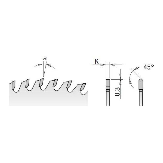 284.120.20M Piła tarcza HM D-500 F-30 Z-120 K/P-4,0/3,2 TCG 5°POS CMT