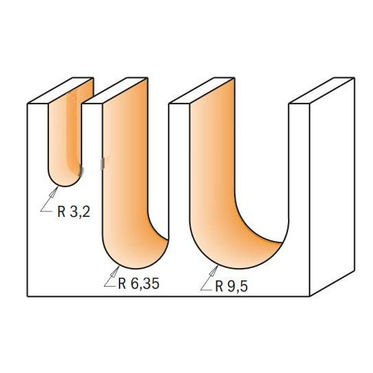 814.501.11 Zestaw frezów HW S-12,7 CMT