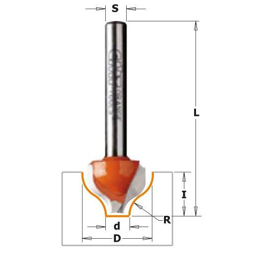 Frez dekoracyjny CMT 965.504.11