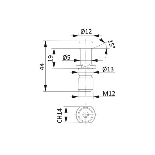 930TIR11 Końcówka do uchwytów ISO CMT