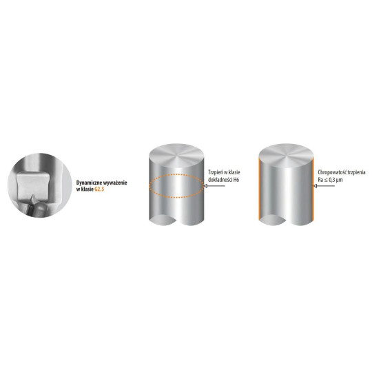 DTA.10.035.12.0SR Frez diamentowy Z1+1 D-10 I- 35 L- 84 S-12x40 RH4PCD+1HM H2,5 3 spirale korpus STAL ITA TOOLS