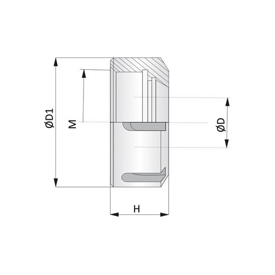 Nakrętka standardowa Nakrętka standardowa