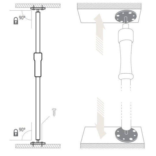 P34039 Komplet stóp do multi-podpórki -na śruby PIHER