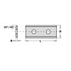5092 Płytka HM 50,0x9,0x1,5 mm HC05 a-26,0 35 ITA TOOLS