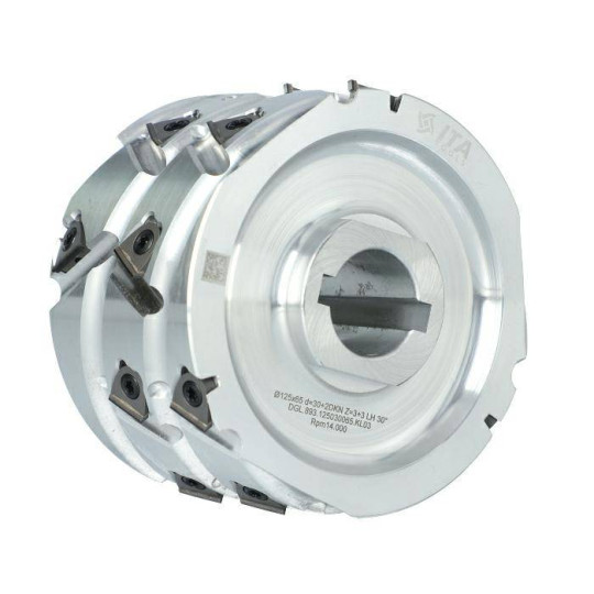 DGL.100030065.4LB3 Głowica DIA D-100 I-65 d-30+2CH Z-3+3 (24) a45° H-3 LH podfr. górne / kołnierz dolny / SCM ITA TOOLS