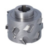 DGM.080025048.1LA4 Głowica D-80 l-48/63 d-25+2CH LN Z-2+2 (12) H-4,5 LH bez podfrez. + kołnierz ITA TOOLS