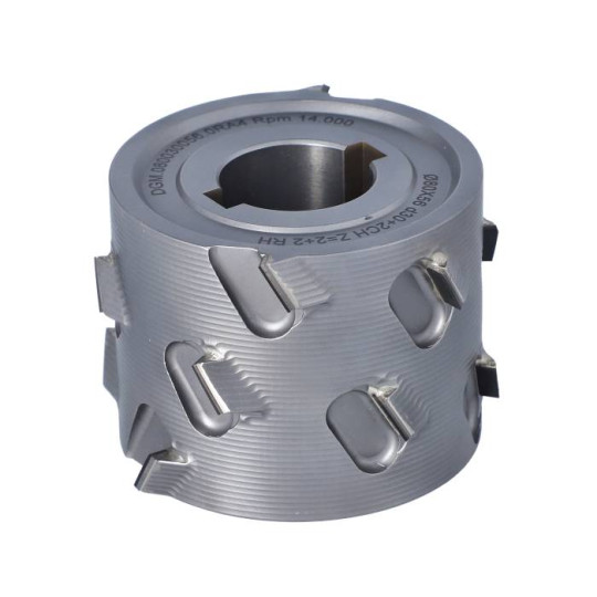 DGM.080030056.0RA4 Głowica D-80 I-56 d-30+2CH LN Z-2+2 (14) H4,5 RH bez podfrezowania SCM K100 ITA TOOLS