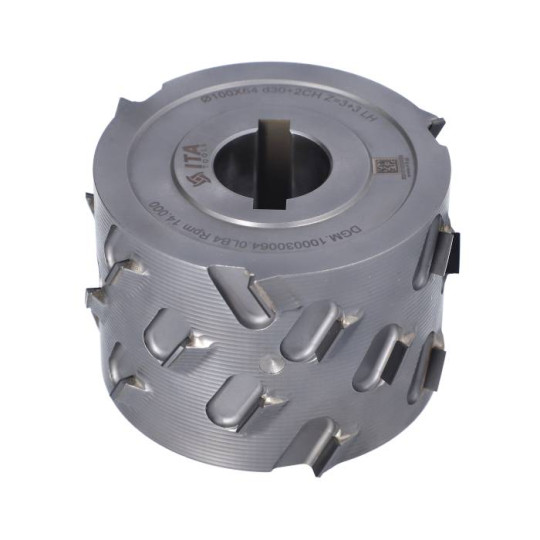 DGM.100030051.0LA4 Głowica D-100 l-51 d-30+2CH LN Z-3+3 (21) H4,5 LH kołnierz dolny 5 mm SCM K360 ITA TOOLS