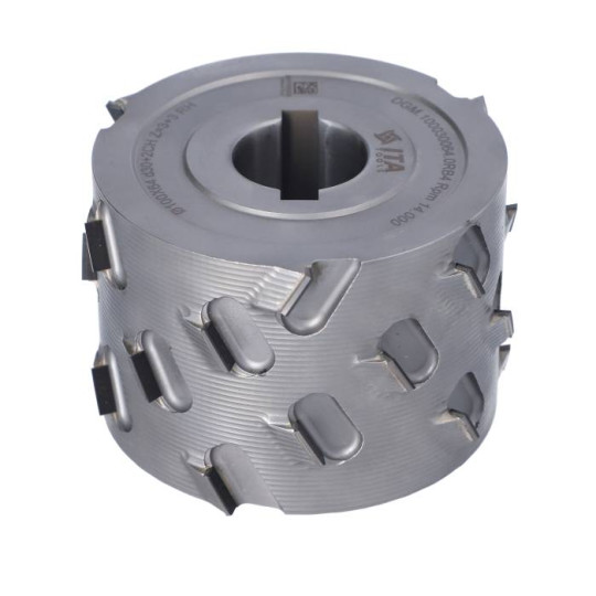 DGM.100030064.KLB4 Głowica D-100 l-64 d-30+2CH Z-3+3 (24) H4,5 LH podfrez. górne 10 mm + kołnierz dolny 6 mm ITA TOOLS