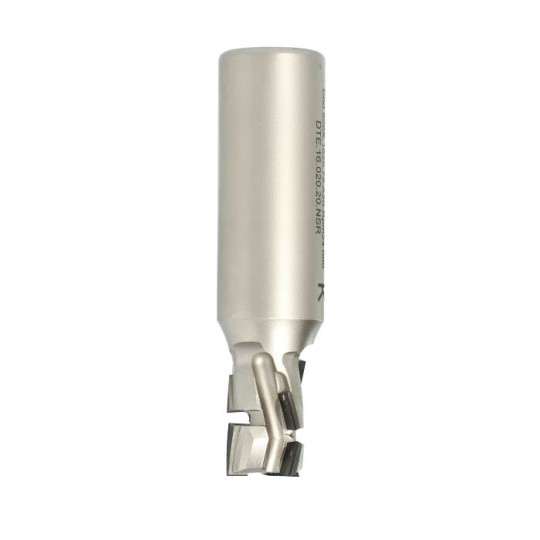 DTE.16.020.20.0SR Frez DIA Z3+1 D-16 I- 20 L- 81 S-20x50 RH(9+1)PCD H4,0 3 spirale korpus: STAL ITA TOOLS