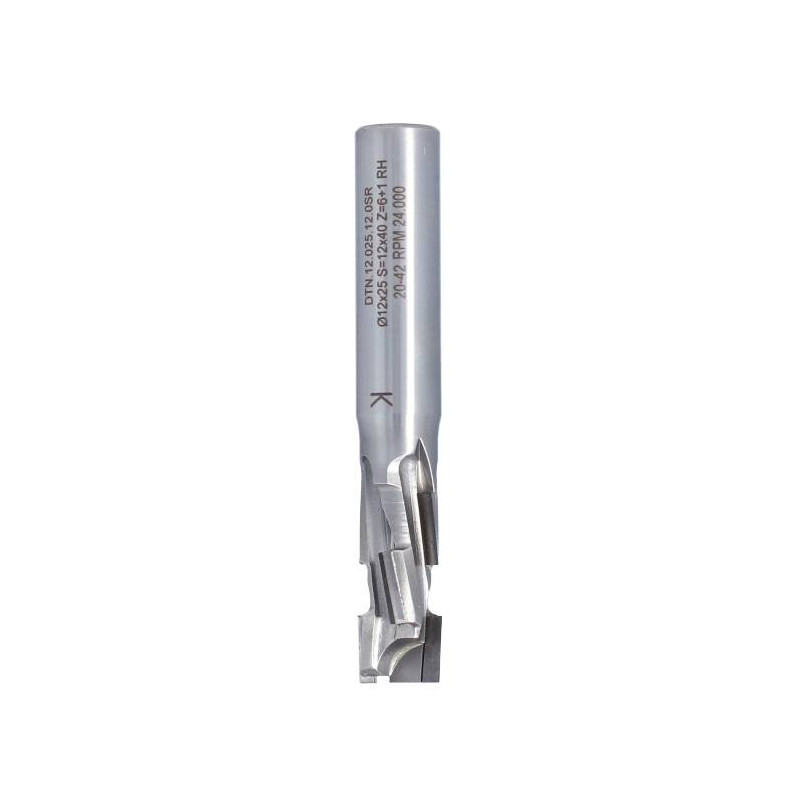 DTN.12.025.12.0SR Frez DIA Z2+1 D-12 I- 25 L- 78 S-12x40 RH6PCD+1HM H2,5 4 spirale korpus: STAL ITA TOOLS