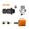 Adapter 1/2" do otwornic do 30 mm 3 szt. CMT 550-PA01 Adapter 1/2" do otwornic do 30 mm 3 szt. CMT 550-PA01