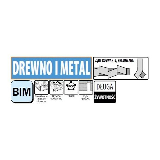 OMF228-X50 Brzeszczot oscylacyjny W65 I50 TS 1,4 TPI18 50szt. STARLOCK CMT