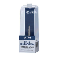Frez VHM Z1 D:4 I:8 L:60 S:6 RH wyk. pozytyw aluminium i tworzywa sztuczne ITA TOOLS SP01.04.008.060.06RE