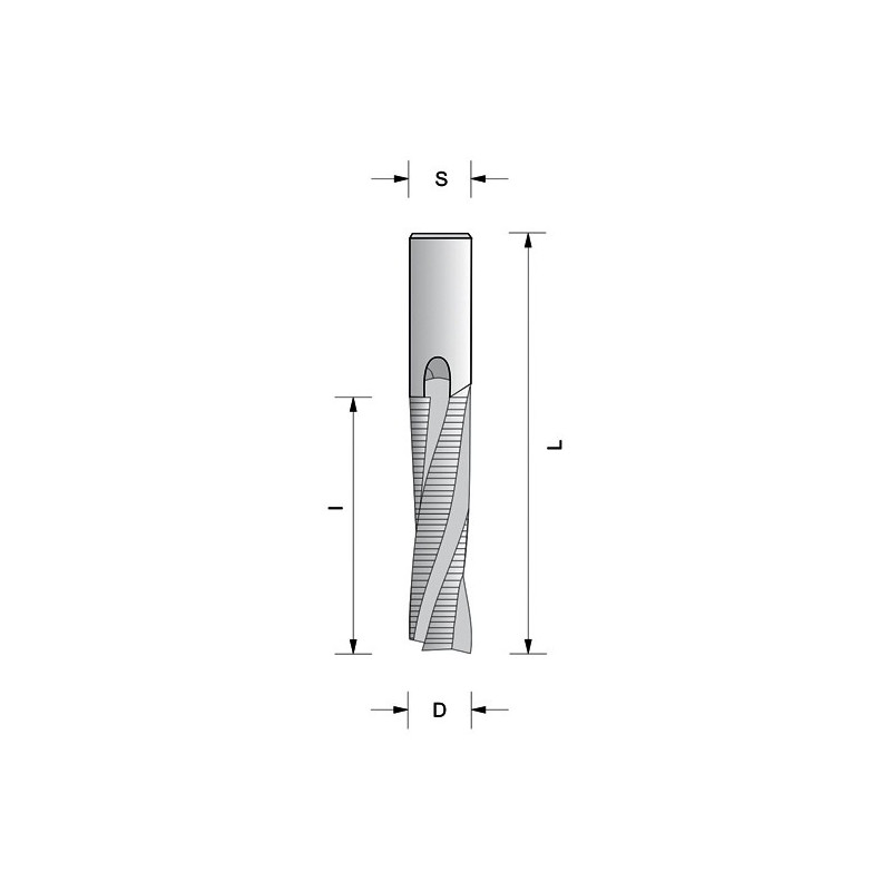 Frez spiralny zgrubny – pozytyw