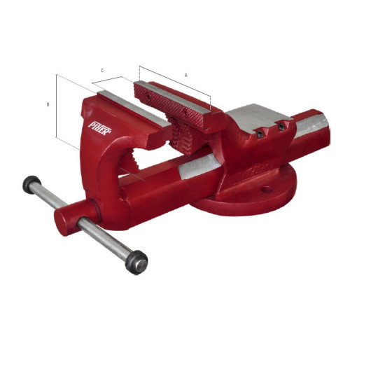 Imadło 12,5 cm z chwytem do rur 6,5 cm - PIHER P55225 Imadło 12,5 cm z chwytem do rur 6,5 cm - PIHER P55225