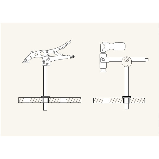 Pierścień pozycjonujący 16mm28mm do stołu spawalniczego - PIHER P19170 Pierścień pozycjonujący 16mm28mm do stołu spawalniczego - PIHER P19170