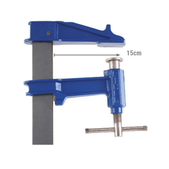Ścisk tłokowy BLUE LINE R-20 cm PIHER P05020 Ścisk tłokowy BLUE LINE R-20 cm PIHER P05020