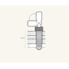 Uniwersalna śruba z ogranicznikiem TS 28x75 mm PIHER P19124 Uniwersalna śruba z ogranicznikiem TS 28x75 mm PIHER P19124