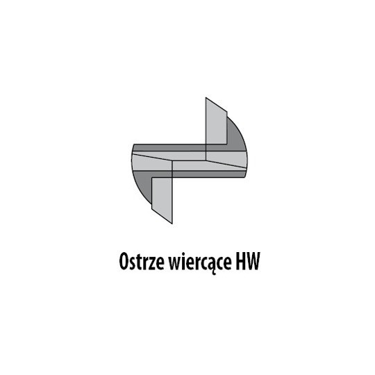 Frez prosty wiercący Frez prosty wiercący