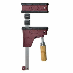 Ścisk pełnopowierzchniowy PRL-30 cmax. siła nacisku 400 kg , ramię 8 cm, szyna 18x7mm PIHER P02630