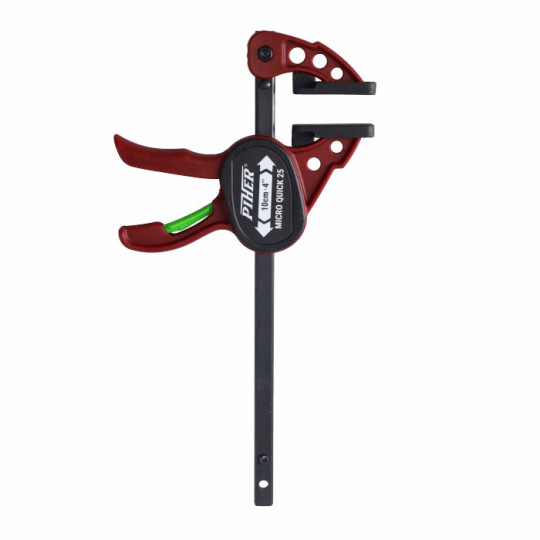 Ścisk stolarski Micro Quick 20cmmax. siła nacisku 25 kg , ramię 5,5 cm, szyna 8x3 mm zesatw 2 szt. PIHER P52016