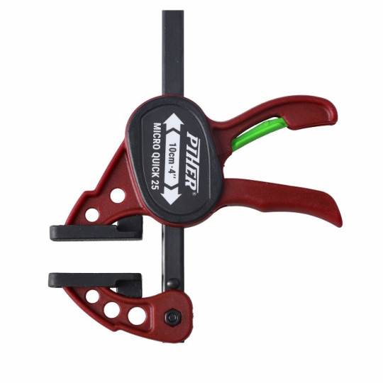 Ścisk stolarski Micro Quick 20cmmax. siła nacisku 25 kg , ramię 5,5 cm, szyna 8x3 mm zesatw 2 szt. PIHER P52016