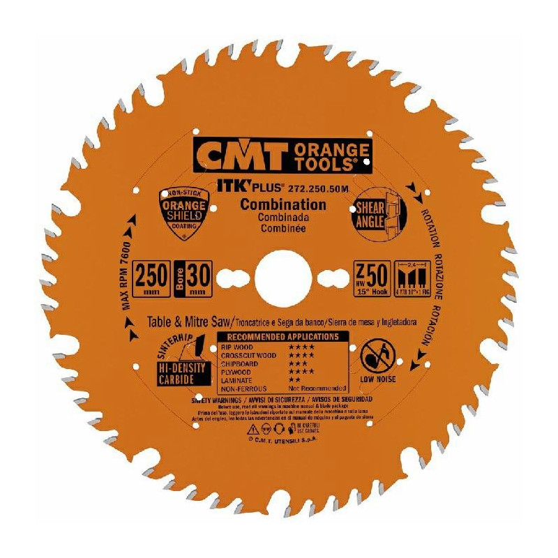 Piła ITK D-250 F-30 Z-50 K-2,4/1,6 15° 4xATB + 1 PR 272.250.50M Piła ITK D-250 F-30 Z-50 K-2,4/1,6 15° 4xATB + 1 PR 272.250.50M