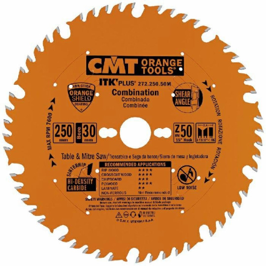 Piła ITK D-250 F-30 Z-50 K-2,4/1,6 15° 4xATB + 1 PR 272.250.50M Piła ITK D-250 F-30 Z-50 K-2,4/1,6 15° 4xATB + 1 PR 272.250.50M