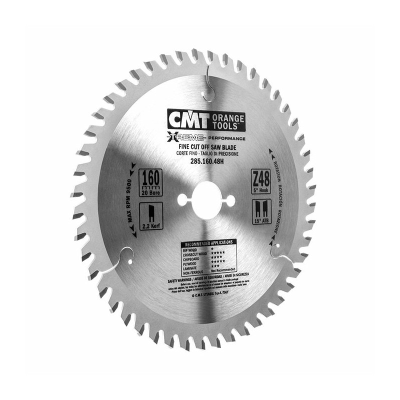 Piła HM D-160 F-20 Z-48K-2,2/1,6 CMT 285.160.48H Piła HM D-160 F-20 Z-48K-2,2/1,6 CMT 285.160.48H