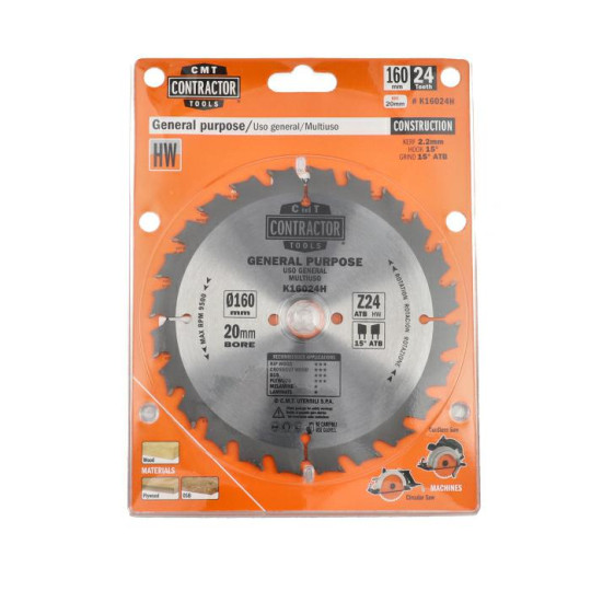 Piła D-160 K-2,2/1,4 F-20 Z-24   ATB CMT K16024H