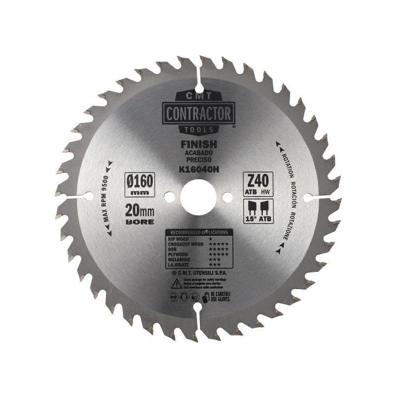 Piła D-160 K-2,2/1,4 F-20 Z-40   ATB CMT K16040H