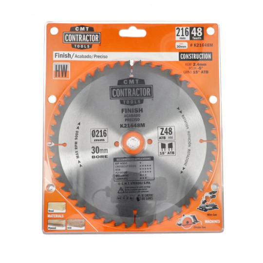 Piła D-216 K-2,4/1,6 F-30 Z-48   ATB CMT K21648M