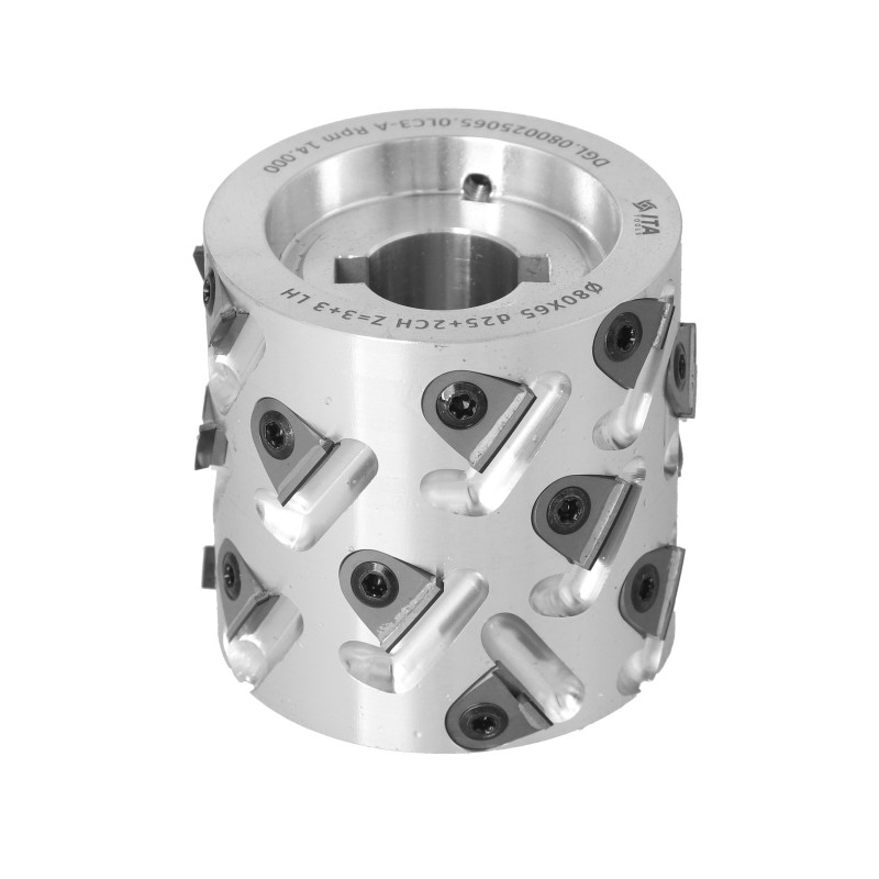 DGL Głowica DIA D-80 I-65 d-25+2CHZ-3+3 (18) a30&deg; H-3 LH bez podfrez. / FELDER