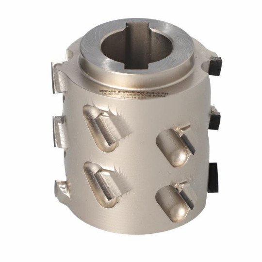 DGM Głowica DIA D-60 l-56/63,5 d-25+2CHZ-2+2 (14) H-4,5 RH kołnierz g&oacute;rny / LOW NOISE