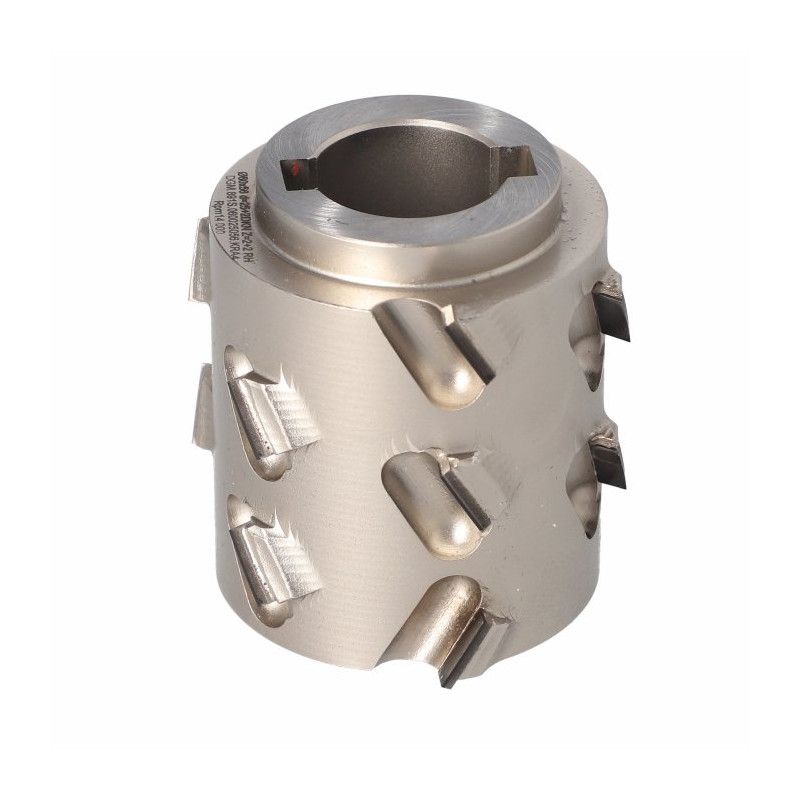 DGM Głowica DIA D-60 l-56/63,5 d-25+2CHZ-2+2 (14) H-4,5 RH kołnierz g&oacute;rny / LOW NOISE